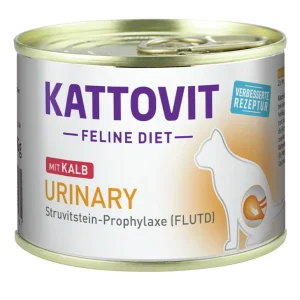 Sonderaktion Sparpaket 12 x 185 g Kattovit Feline Diet Urinary mit Kalb Katzen Nassfutter